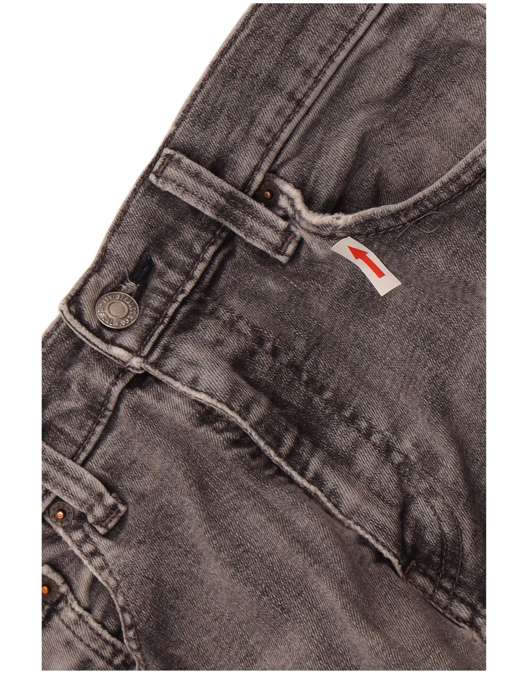 Levi's Mens Slim Jeans W32 L32 Grey Cotton