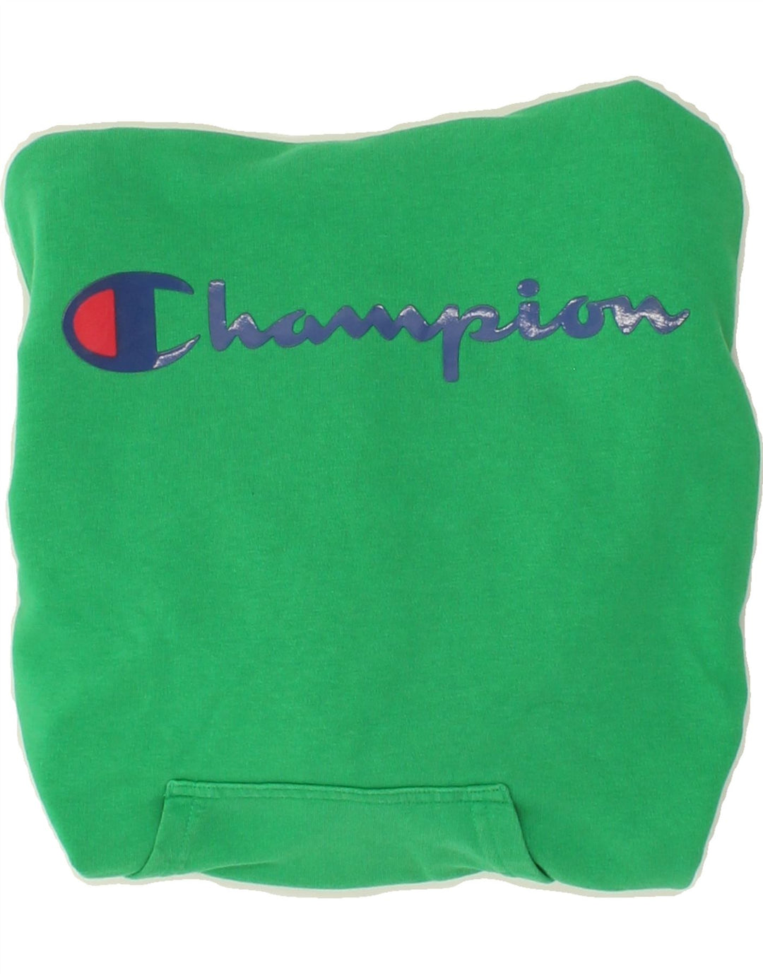 CHAMPION Mens Graphic Hoodie Jumper XS Green Cotton Vintage Champion and Second-Hand Champion from Messina Hembry 