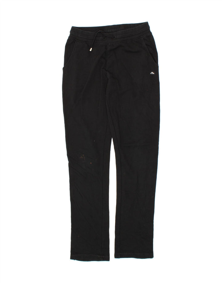 ELLESSE Womens Tracksuit Trousers UK 14 Medium  Black Cotton Vintage Ellesse and Second-Hand Ellesse from Messina Hembry 