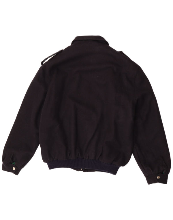 Vintage Herren Militär Bomberjacke UK 40 Large Marineblau