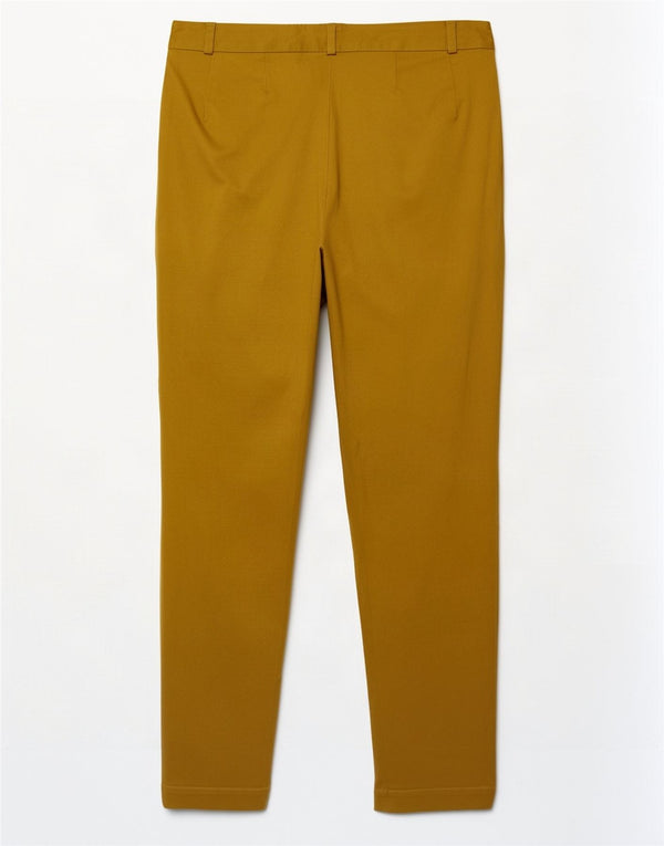 Marks & Spencer Damen Crop Chino Hose UK 10 Small W28 L26 Gelb