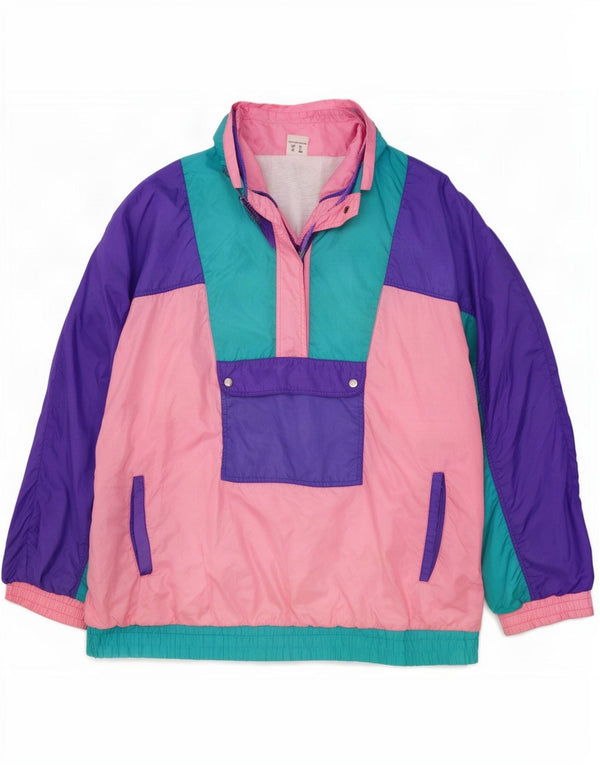 Superior Womens Tracksuit Top Jacket IT 56 4XL Multicoloured Colourblock