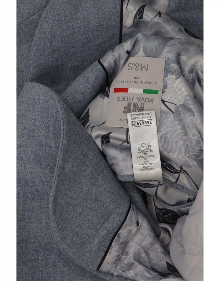 Marks & Spencer Veste blazer à 2 boutons pour homme UK 42 XL Laine bleue