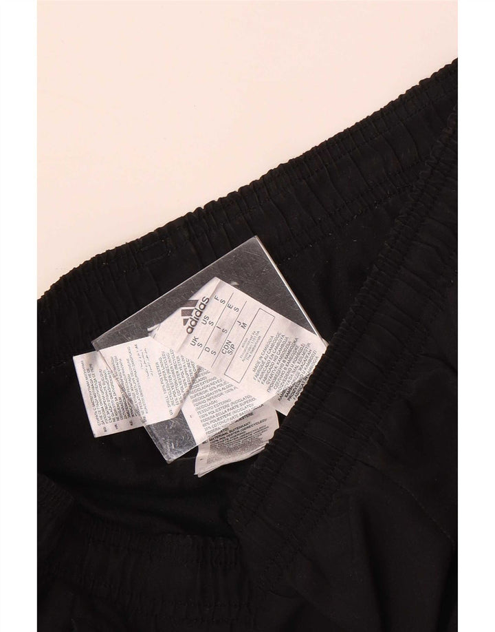 Adidas Mens Tracksuit Trousers Joggers Small Black Polyester