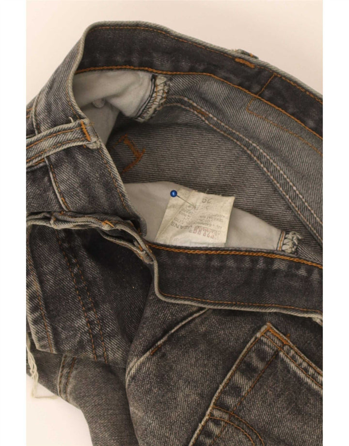 Pantaloncini di jeans da donna Dallas W29 cotone grigio medio