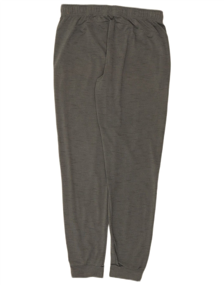Nike Mens Yoga Tracksuit Trousers Joggers Medium Grey Flecked Polyester