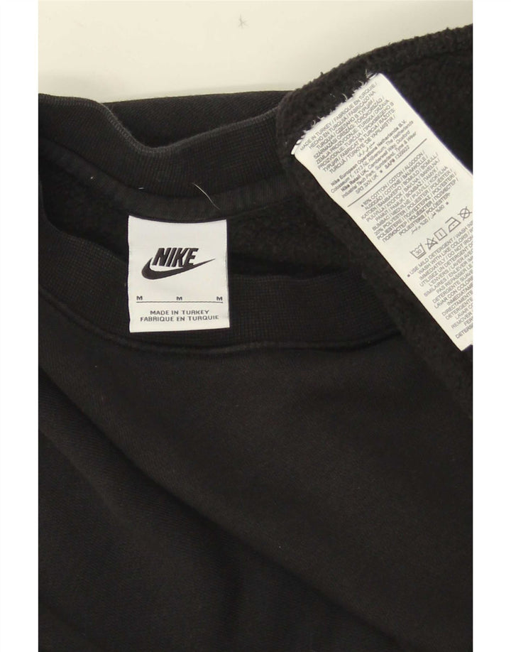 Nike Mens Sweatshirt Jumper Medium Black Cotton