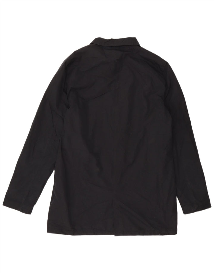 French Connection Manteau Homme UK 40 Large Bleu Marine Polyester