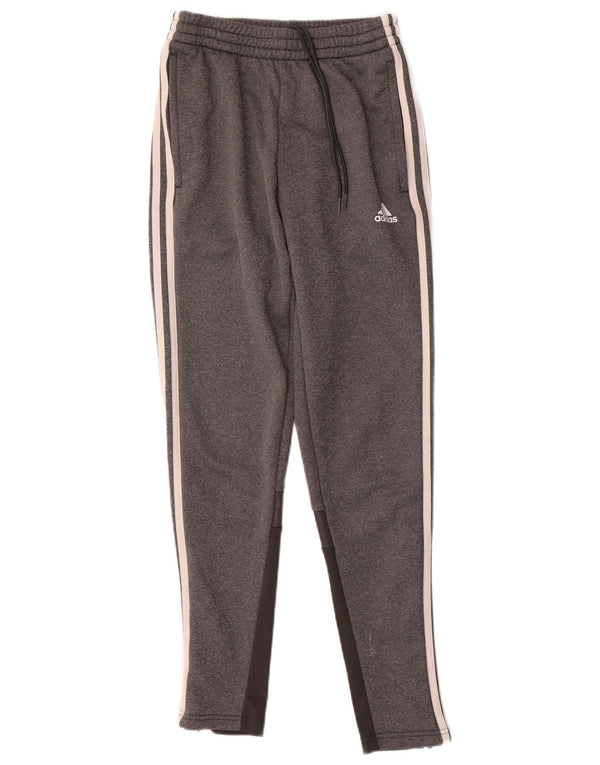 Adidas Mens Aeroready Tracksuit Trousers XS Grey Colourblock Polyester
