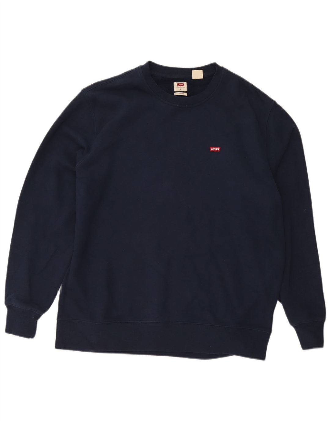 Levi's Mens Standard Sweatshirt Jumper Large Navy Blue Cotton