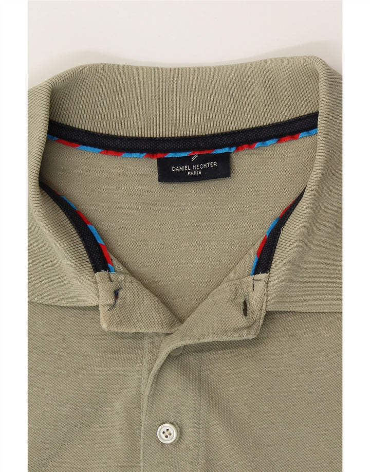 DANIEL HECHTER Mens Polo Shirt XL Green