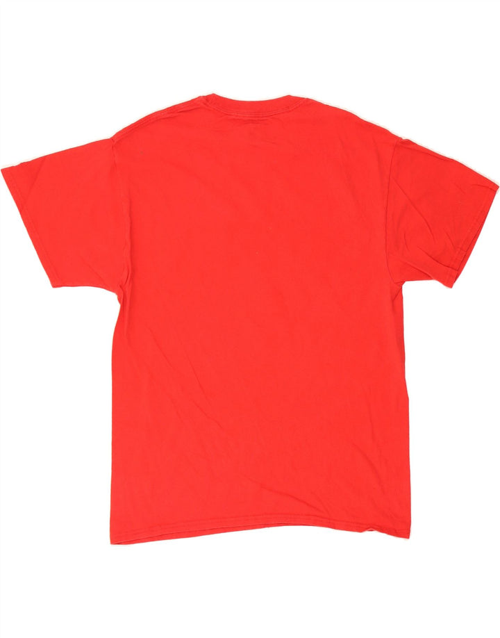 CHAMPION Mens Graphic T-Shirt Top Medium Red Cotton Vintage Champion and Second-Hand Champion from Messina Hembry 