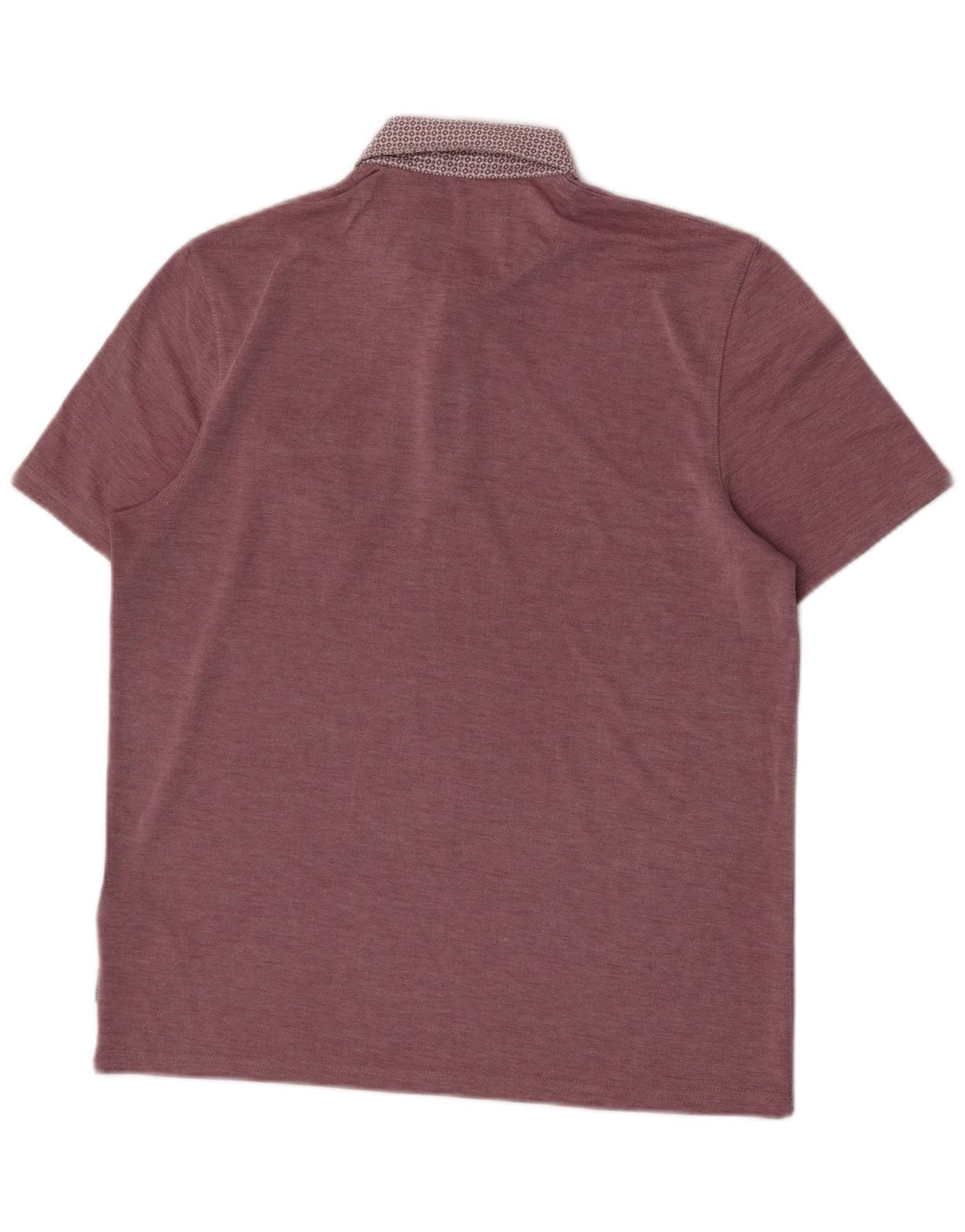 Ted Baker Mens Polo Shirt Size 4 Large Pink Modal