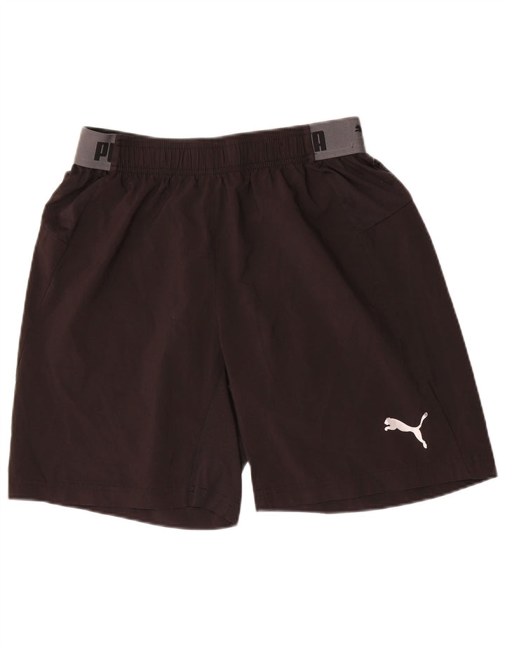 PUMA Mens Graphic Sport Shorts Medium  Black