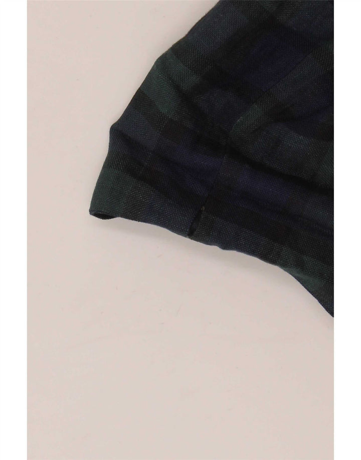 Blazer Vintage pentru femei cu 2 nasturi, UK 14 Medium Green Check
