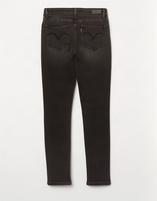 Levi's Jeans ajustados Demi Curve de talle medio para mujer US 4 Small W27 L30 Negro