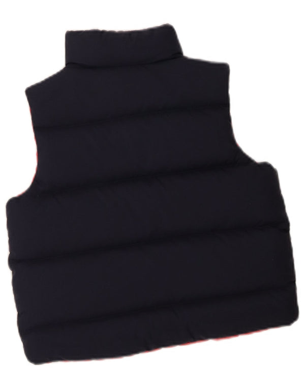 Polo Ralph Lauren Boys Reversible Padded Gilet 2-3 Years Navy Blue