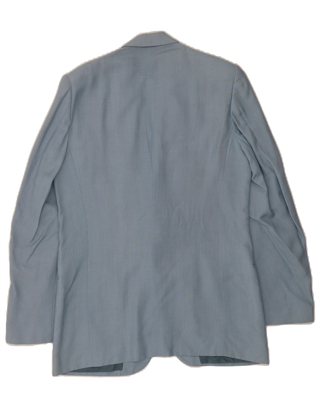 MARZOTTO Mens 2 Button Blazer Jacket UK 38 Medium Blue Polyester Vintage Marzotto and Second-Hand Marzotto from Messina Hembry 