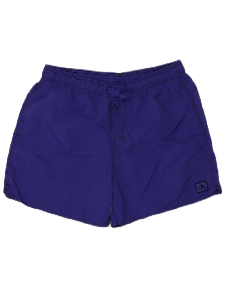 Adidas Mens Swimming Shorts Medium Purple Polyester