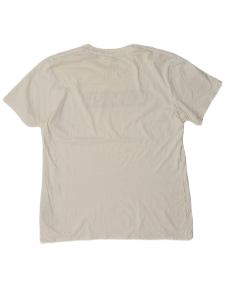 T-shirt grafica da uomo Levi's Top in cotone bianco medio