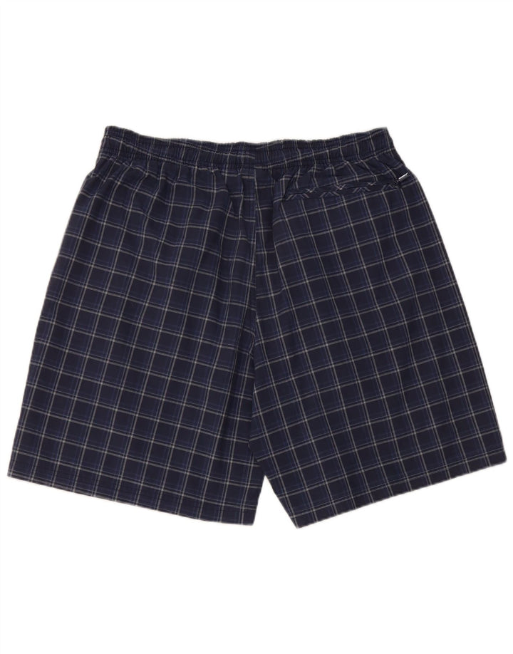 Adidas Short de Bain Homme Grand Bleu Marine à Carreaux Polyester