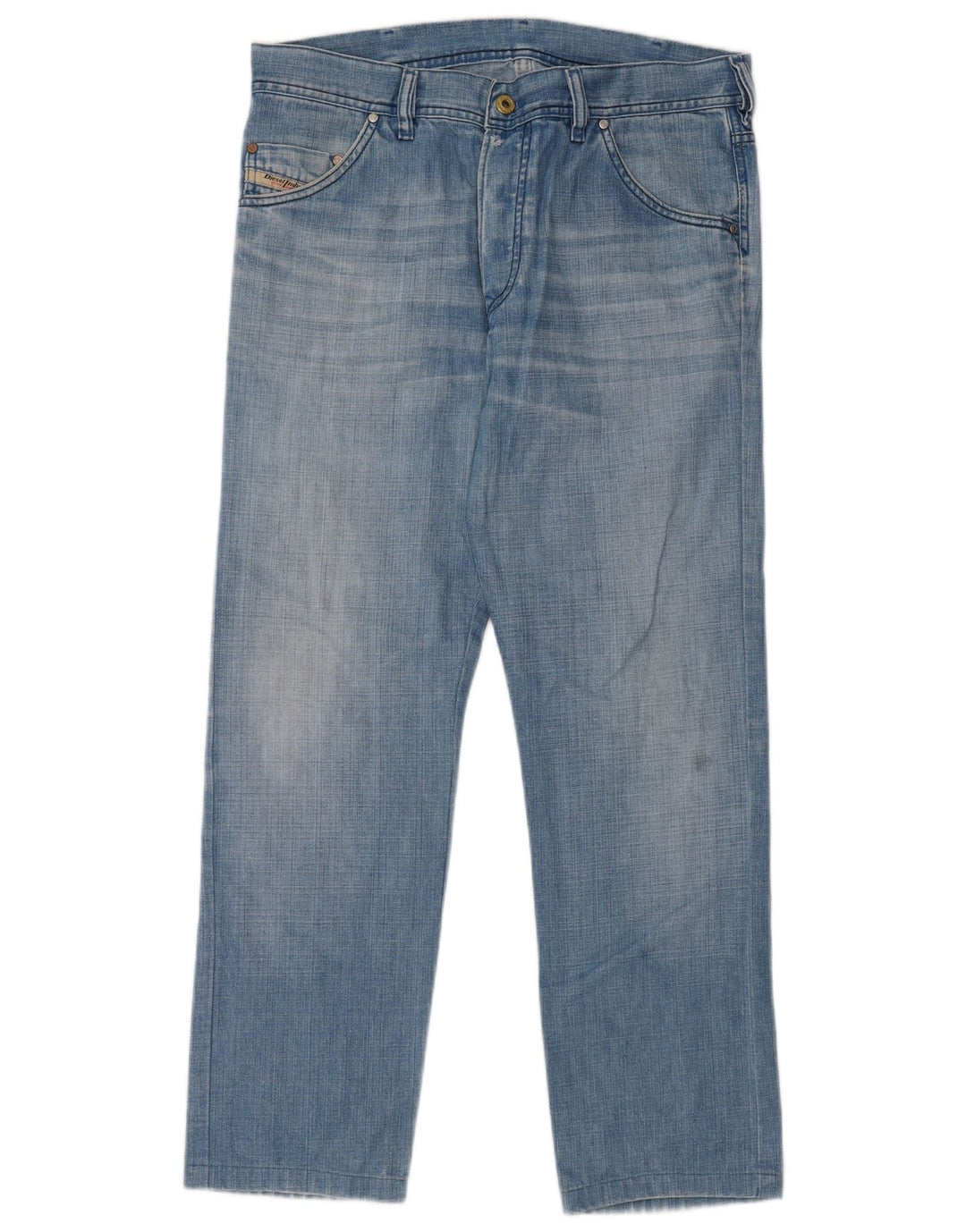 Diesel Mens Straight Jeans W31 L28 Blue Cotton