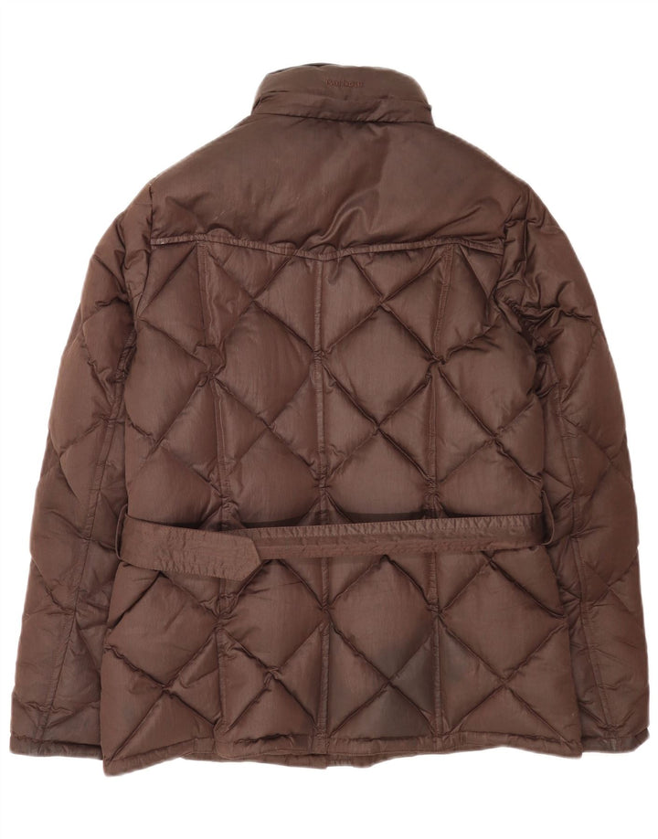 Giacca imbottita da donna Barbour UK 12 Poliestere marrone medio