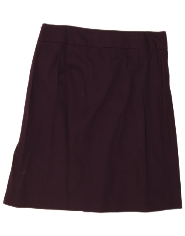 Zara Midi-nederdel Medium W32 Lilla til kvinder
