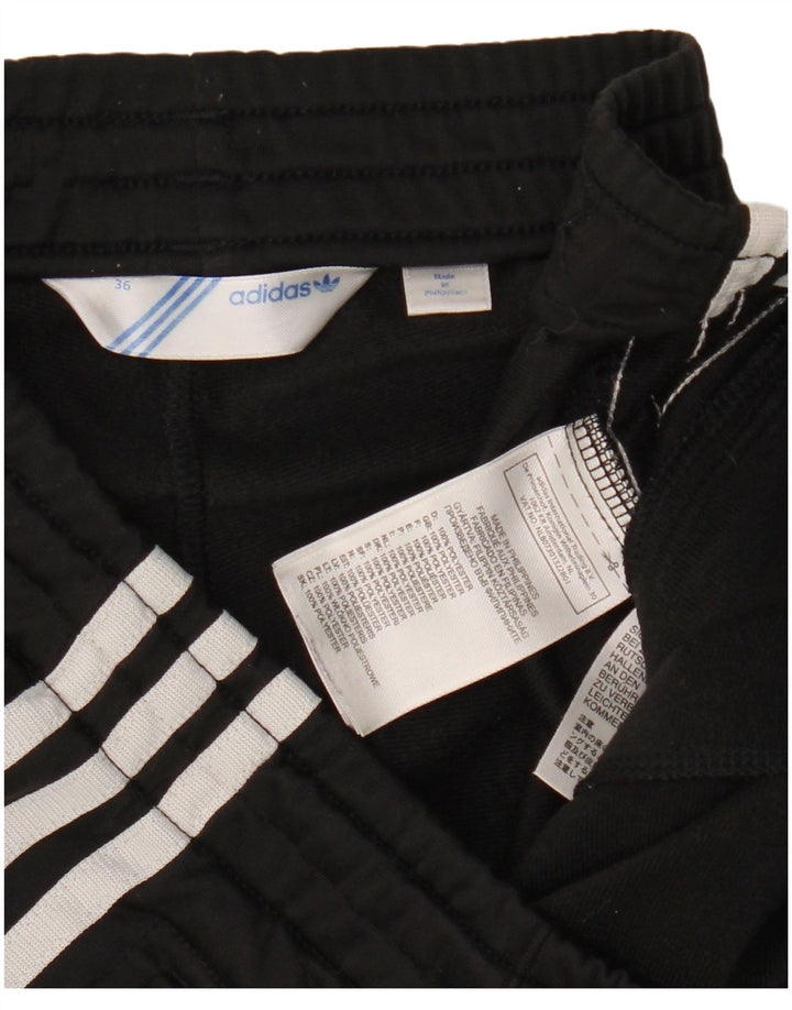 Adidas Womens Tracksuit Trousers EU 36 Small Black Polyester