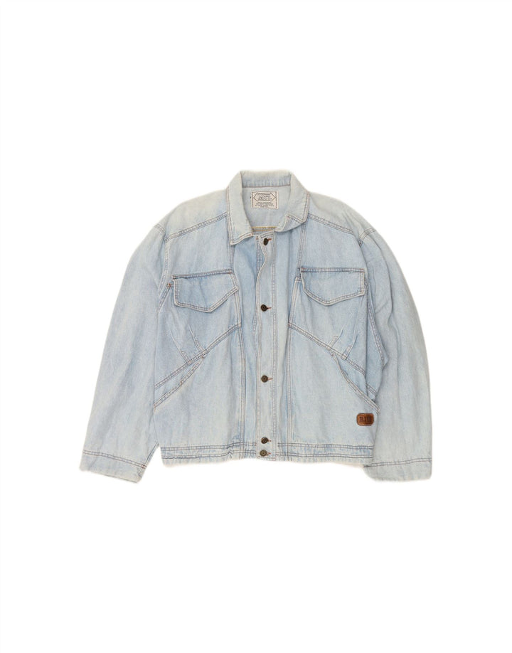 RITT Mens Denim Jacket UK 46 3XL Blue Vintage Ritt and Second-Hand Ritt from Messina Hembry 