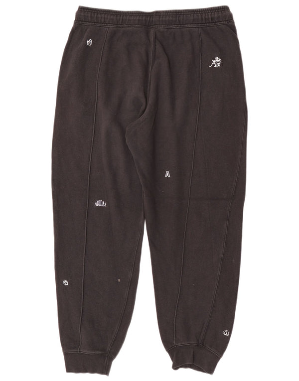Adidas Womens Three Stripes Tracksuit Bukser Joggers UK 16/18 Large Black