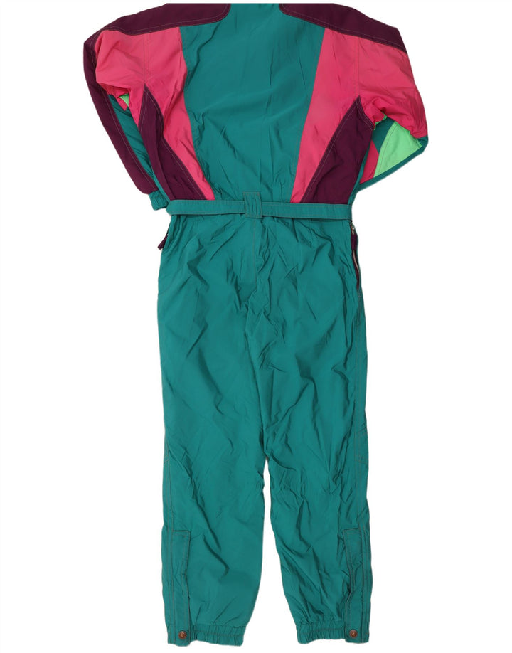 COLMAR Mens Ski Jumpsuit IT 54 Large  Green Colourblock Polyamide