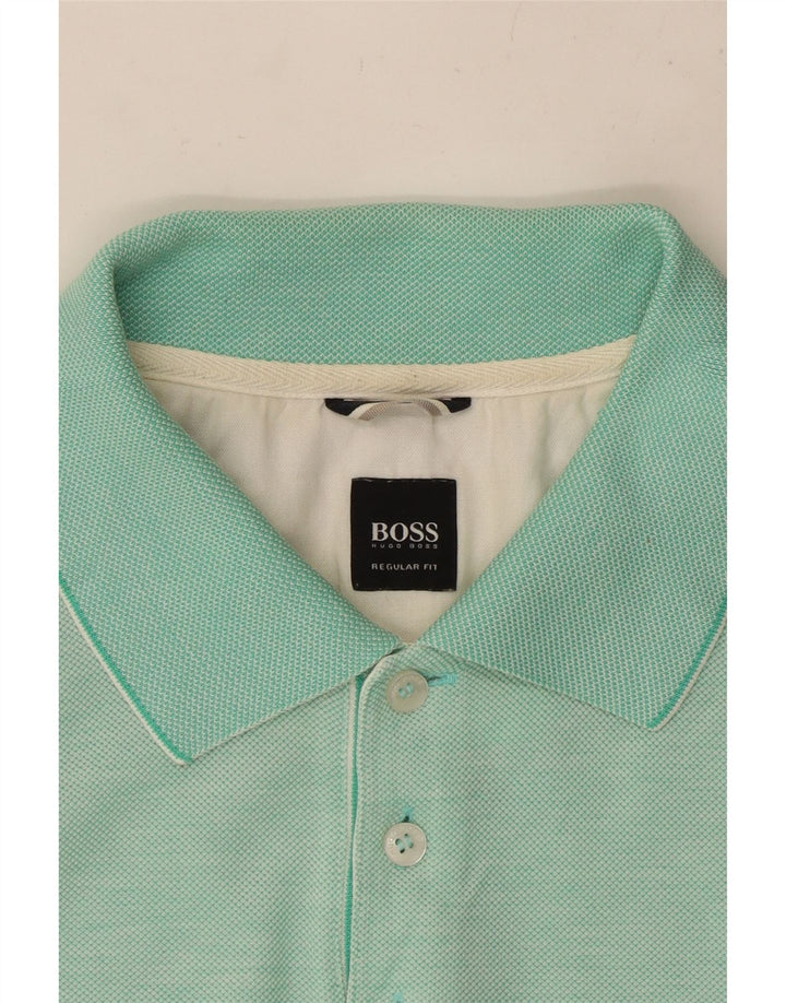 Polo HUGO BOSS Regular Fit Turquesa Medio Hombre