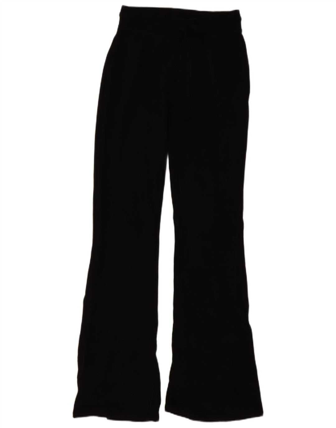 Zara Womens Flare Tracksuit Trousers UK 12 Medium  Black