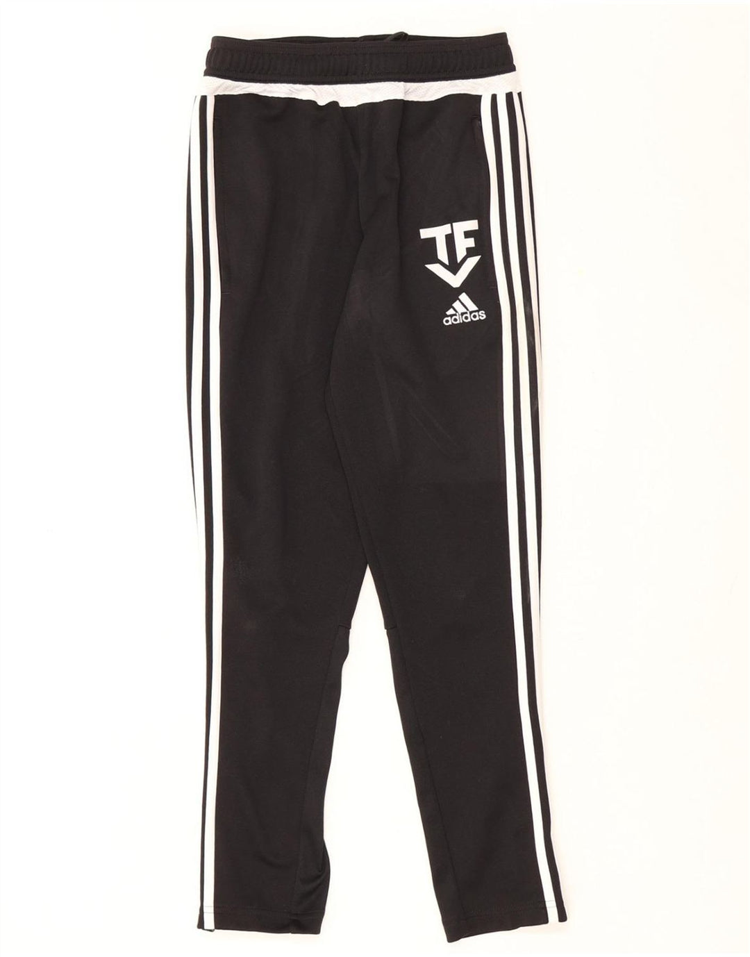 ADIDAS Boys Graphic Tracksuit Trousers 11-12 Years  Black Polyester Vintage Adidas and Second-Hand Adidas from Messina Hembry 