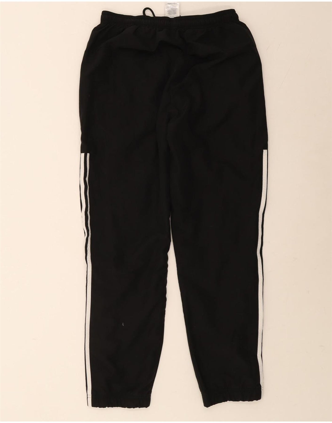ADIDAS Mens Tracksuit Trousers Joggers Medium Black Polyester