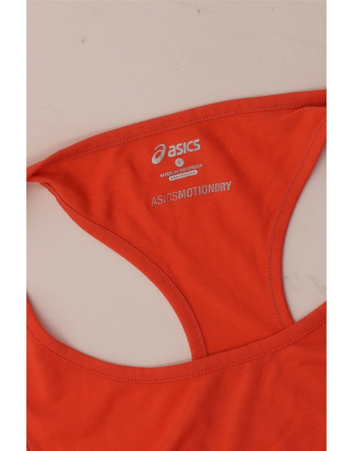 Asics Womens Vest Top UK 10 Small Red