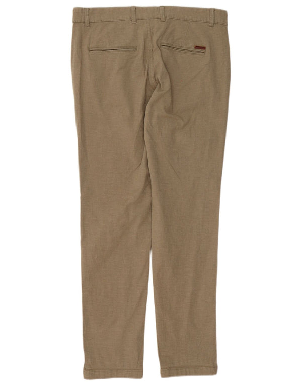 Jack & Jones Mens Slim Chino Pantalones W32 L32 Algodón Caqui