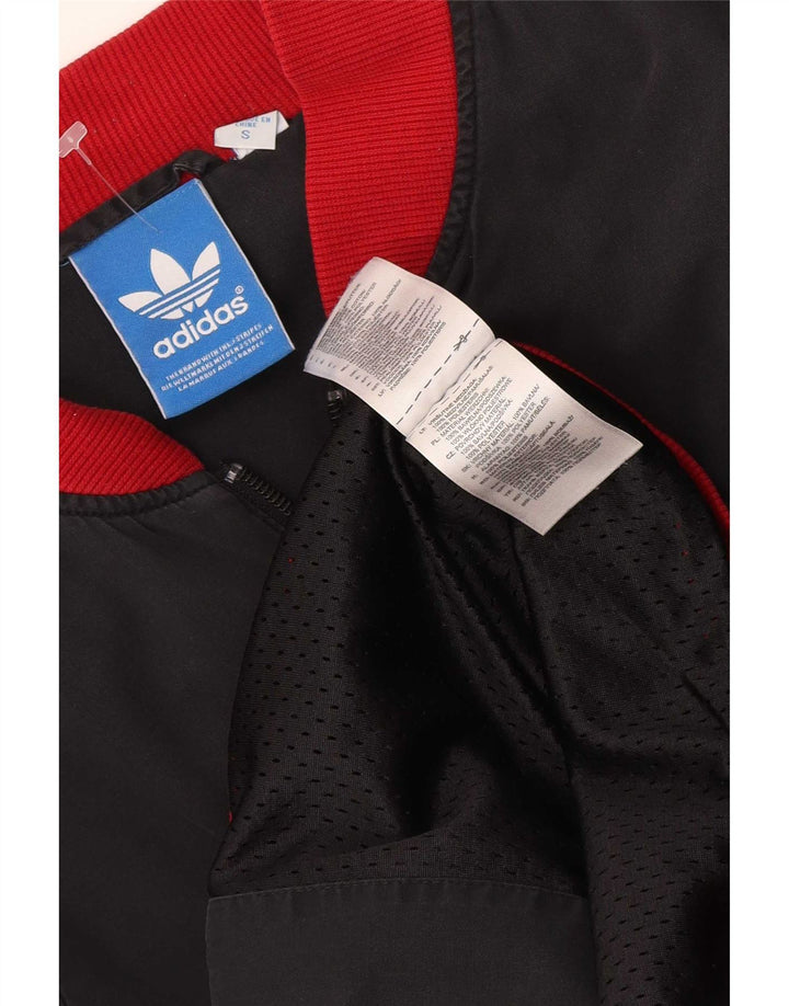Adidas Męska bluza dresowa, mała, szara, z blokami kolorów, poliester
