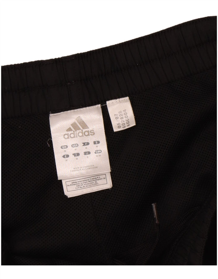 Ανδρικές φόρμες γραφικών ADIDAS Παντελόνια Joggers Μεσαίου Μαύρου Πολυεστέρα