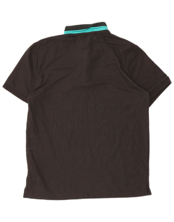 Puma Poloshirt til mænd Medium Sort Colourblock Bomuld