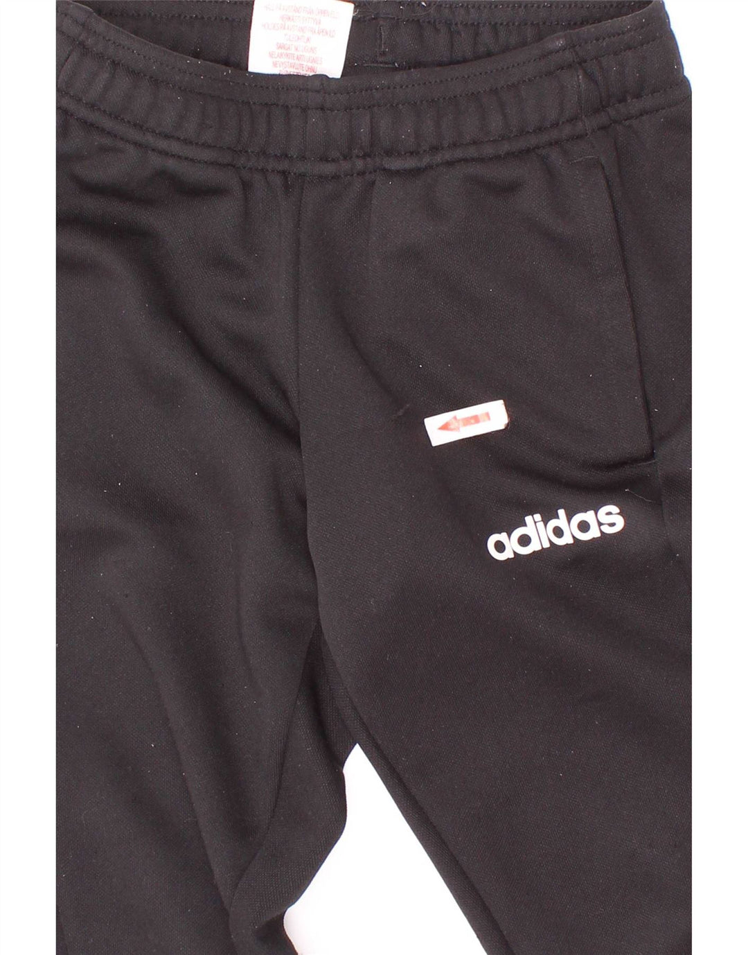 Adidas Boys Climalite Tracksuit Trousers 3-4 Years Black Polyester