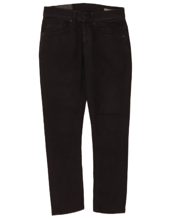 Dondup Damen Slim Jeans W30 L27 Schwarz