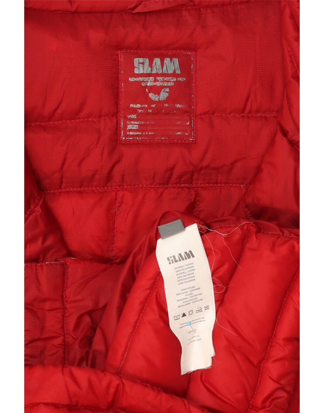Slam Veste matelassée pour femme UK 10 Small Rouge Polyamide
