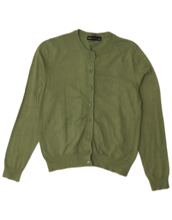 Sweter damski Marks & Spencer UK 12, średnio zielona wiskoza