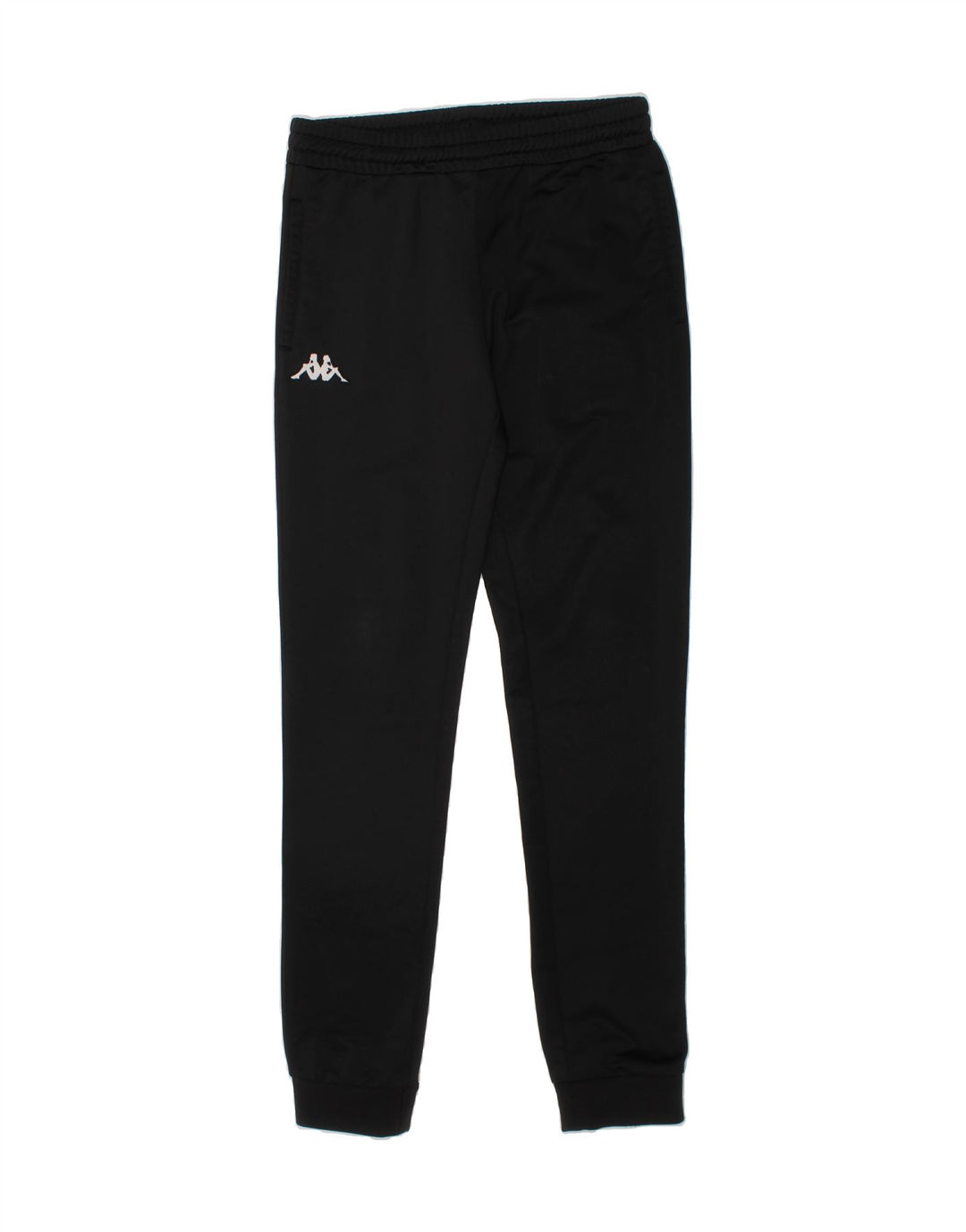 KAPPA Boys Tracksuit Trousers Joggers 9-10 Years Black Polyester Vintage Kappa and Second-Hand Kappa from Messina Hembry 