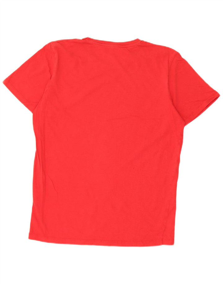 Jack & Jones Herre T-Shirt Top Medium Rød Bomuld