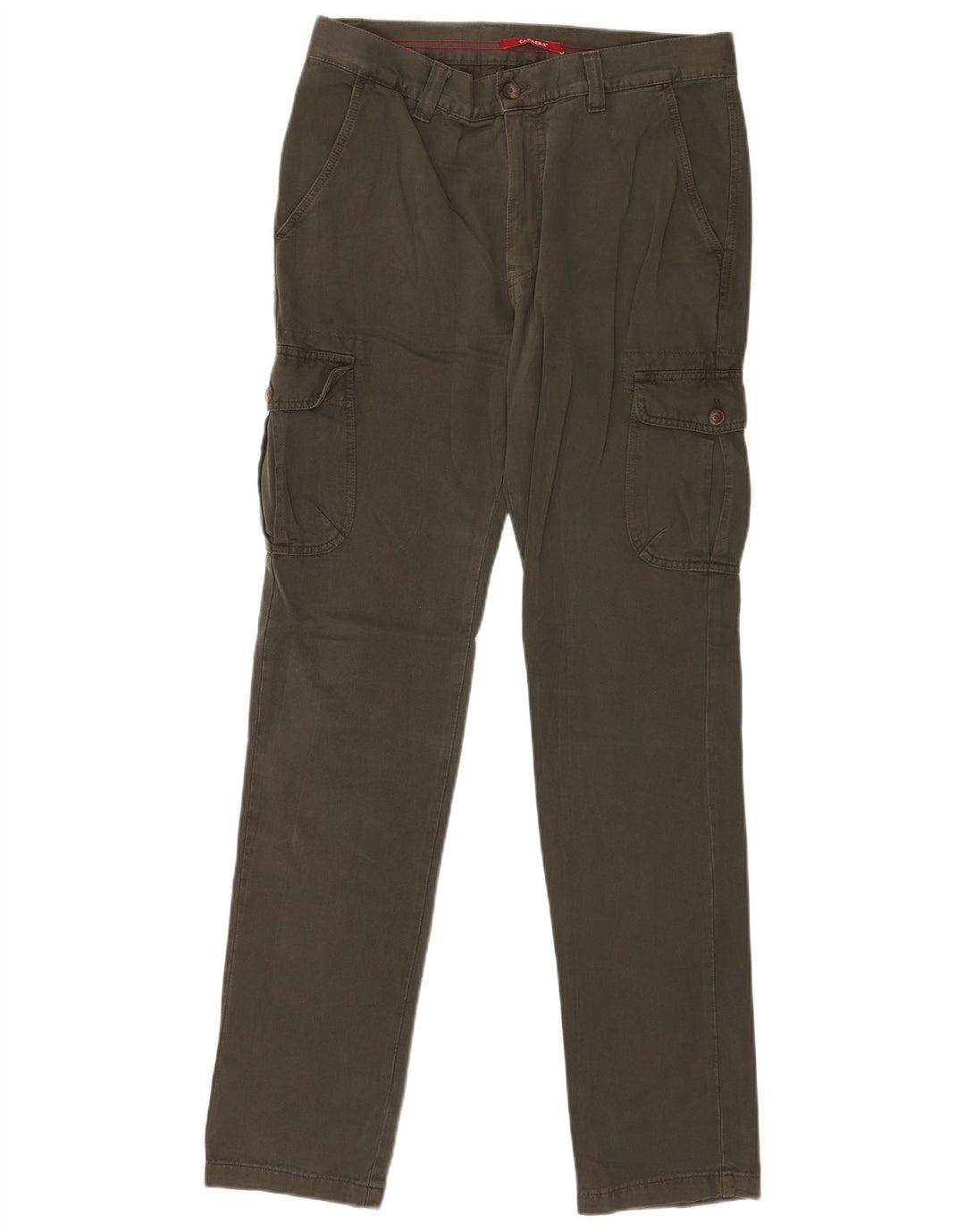 Pantaloni cargo regolari da uomo Carrera W31 L33 cotone verde