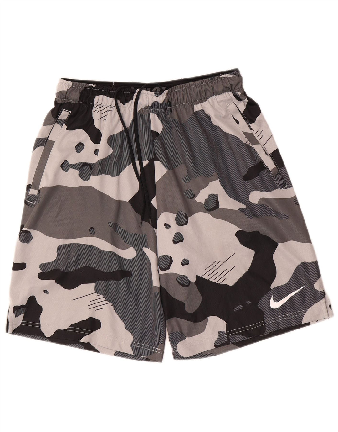 Ανδρικό αθλητικό σορτς Nike Dri Fit με μεσαίο γκρι πολυεστέρα παραλλαγής