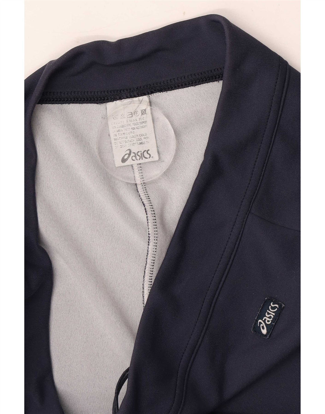 Asics Womens Capri Tracksuit Trousers Small Navy Blue Polyamide